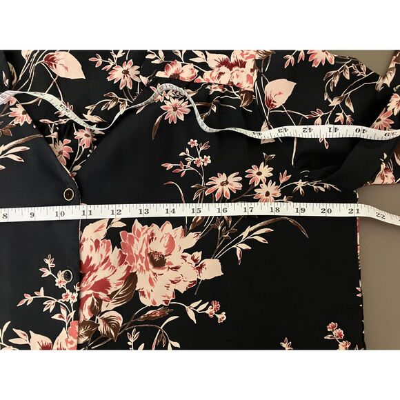 41 Hawthorn cropped sleeve floral shirt dress - Picture 7 of 10